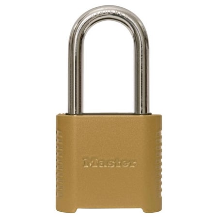 Master Lock Master Lock 1.13 in. H X 2 in. W X 6.5 in. L Steel 4-Digit Combination Combination Padlock 875DLH